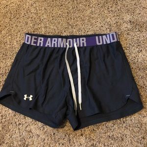 Dark gray Under armor athletic shorts size small